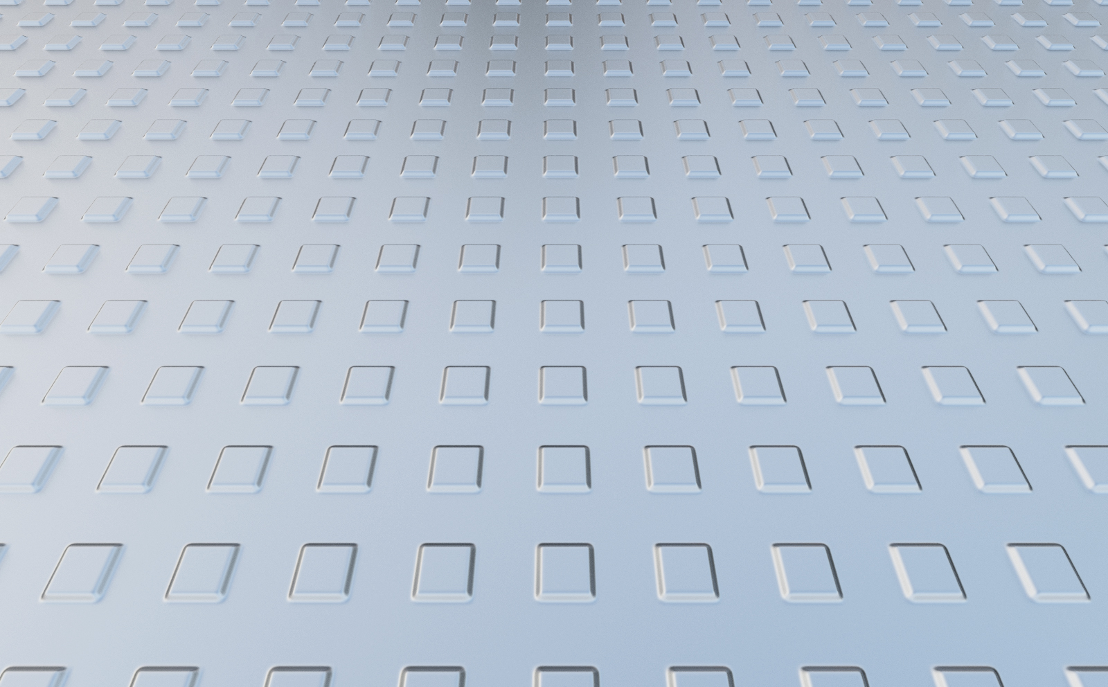 Square Burling of Stainless Steel Surface