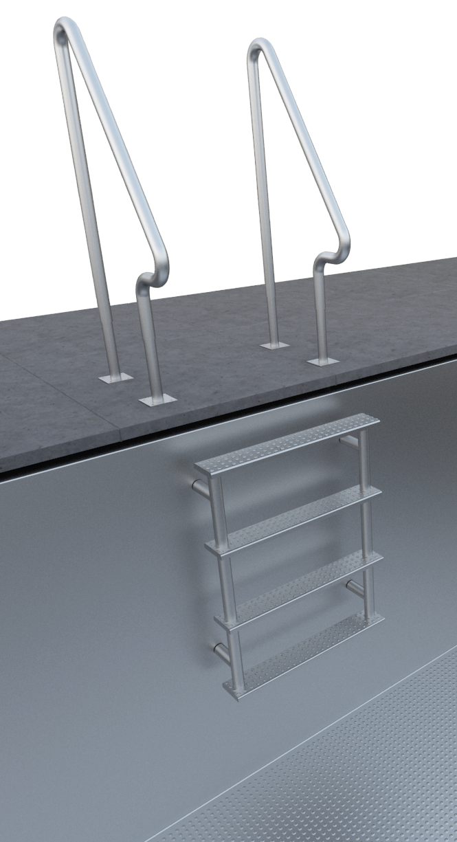 Ladder for Stainless-Steel Pool