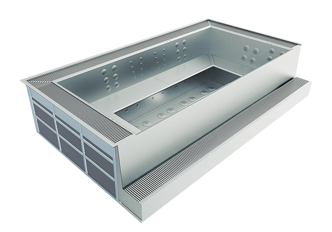 Vasca idromassaggio in acciaio inox IMAGINOX Grando