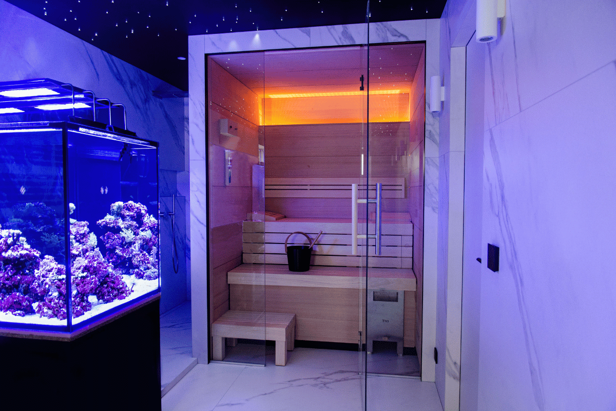 With the TAO sauna in the starry sky | IMAGINOX GROUP