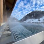 stainless steel pool im livigno resort