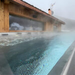 stainless steel pool for hotel wellness in livigno italy